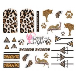 Stickere cu Apa pentru unghii cod BN1583 Imprimeu Animal